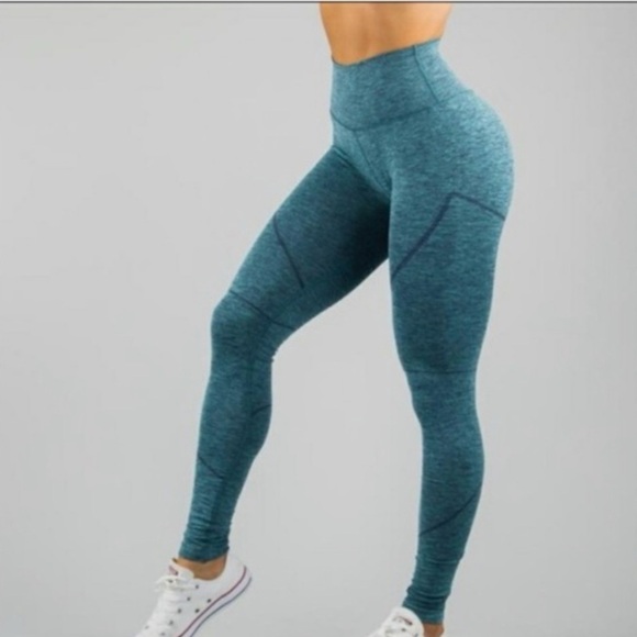 Alphalete Heather Blue Revival Leggings - Picture 1 of 6